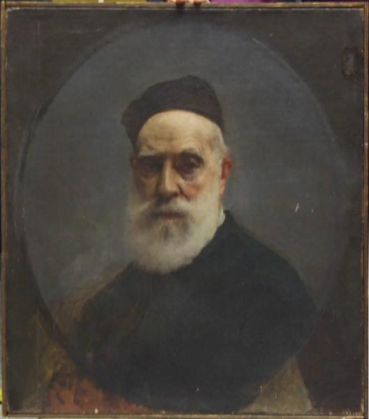 Self-portrait, 1879 - Франческо Гаєс
