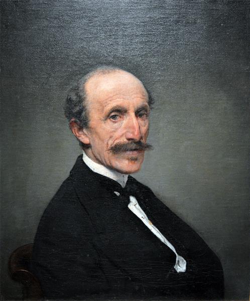 Portrait of the engineer Giuseppe Clerici, 1875 - Francesco Hayez