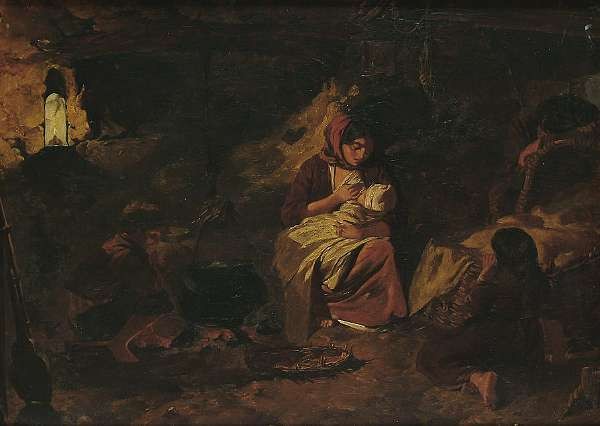 The cabin hearth - Alfred Downing Fripp