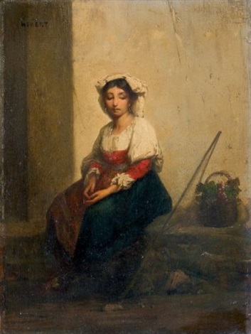 Pensive young Neapolitan, 1857 - Ernest Hébert