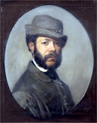 Self-portrait, c.1860 - Filippo Palizzi