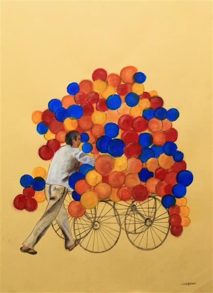 Balloon Seller, c.2021 - A.Mishra