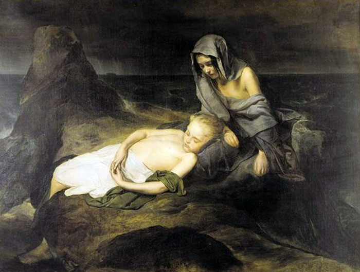 An episode of the Flood, 1844 - Domenico Induno