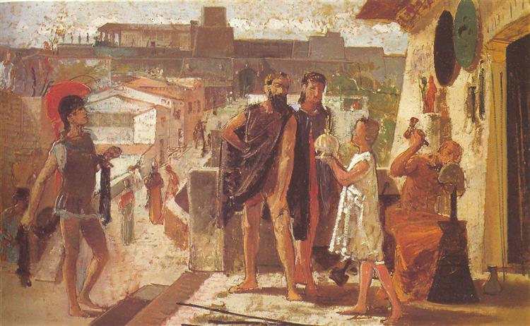 The Etruscan armourer, 1867 - 1869 - Федерико Фаруффини