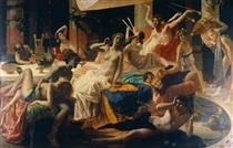 The orgies of Messalina - Federico Faruffini