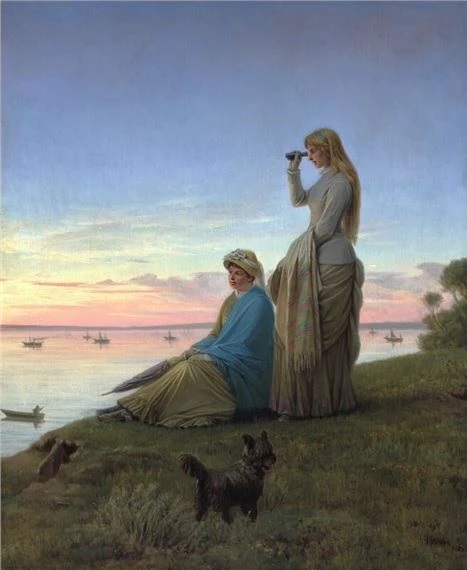 Summer Evening by the Sound, 1883 - Jørgen Sonne