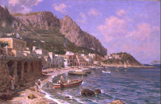 Marina grande in Capri, 1909 - Винченцо Каприле