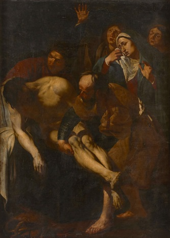The deposition of Christ - Dirck van Baburen