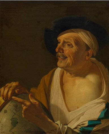 Democritus laughing, 1622 - Дирк ван Бабюрен