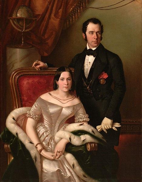 Piergiacomo and Maria Leva, c.1840 - Giuseppe Tominz