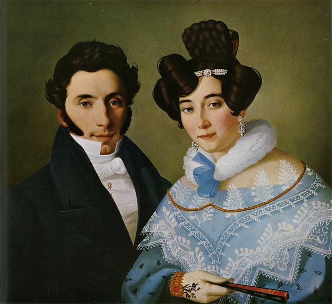 Demetrio's spouse, 1831 - Giuseppe Tominz