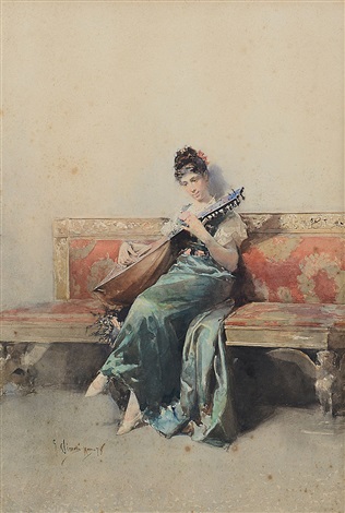 The music composer, 1878 - Gustavo Simoni