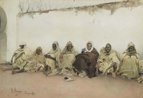 Nomads at rest, 1879 - Gustavo Simoni