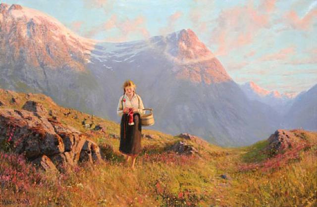 On the Mountaintop - Hans Dahl