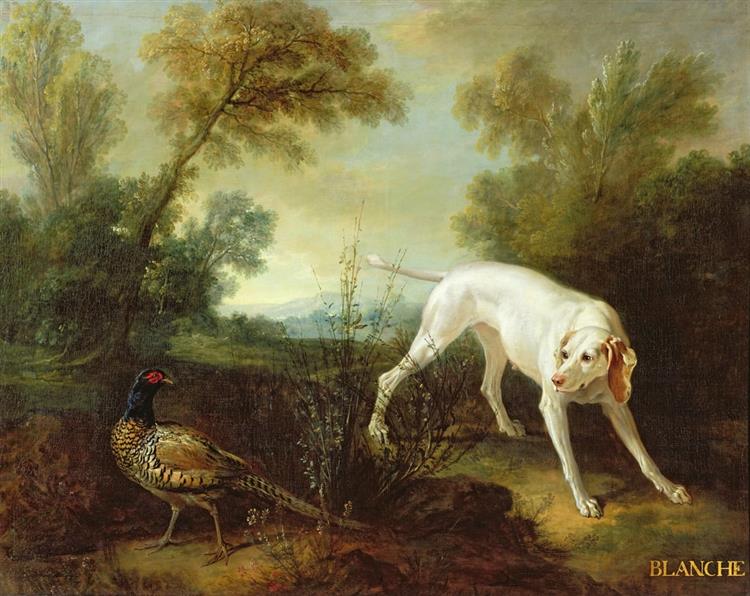 Blanche, Bitch of the Royal Hunting Pack, 1724 - Jean-Baptiste Oudry