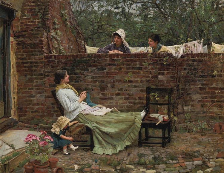 Good neighbours, 1885 - 约翰·威廉姆·沃特豪斯