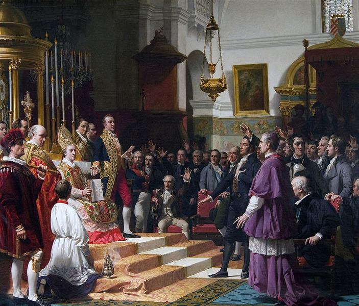 The Oath of the Cortes of Cádiz, 1863 - José María Casado del Alisal