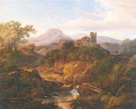 Landscape with Village - Károly Markó the Elder