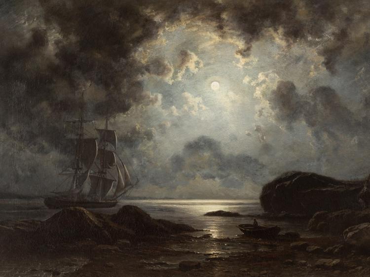 Moonlight over the Coast - Knud Baade