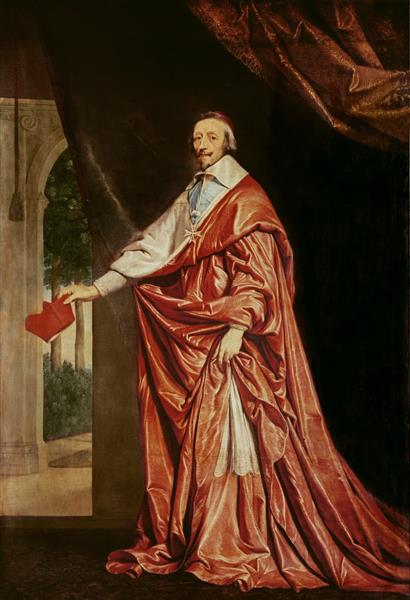 Portrait of Cardinal de Richelieu - Philippe de Champaigne