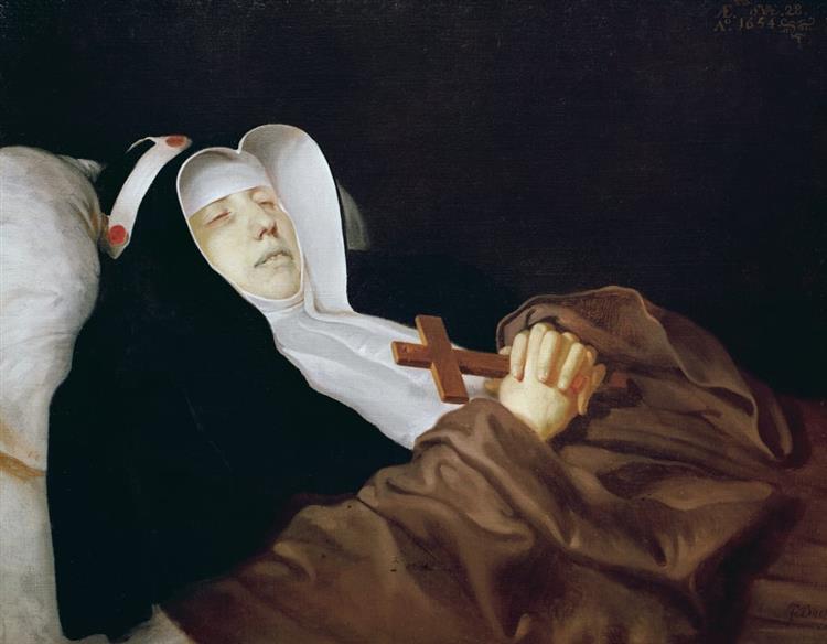 The Religious Order of Saint Bridget on her Deathbed - Philippe de Champaigne