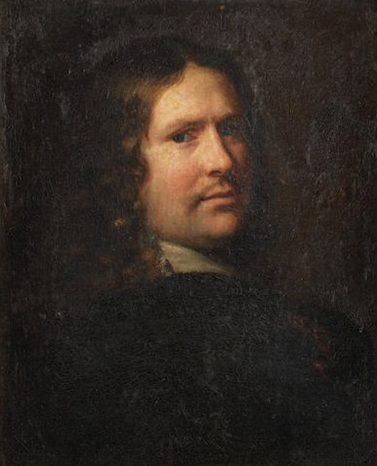 Self-portrait in a black coat - Sebastien Bourdon
