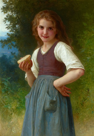 The Dropper in the Fields - William Adolphe Bouguereau