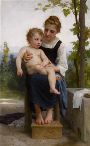 Before the bath, 1891 - 布格羅