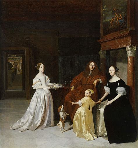 Portrait of a Dutch Family, 1670 - Jacob Ochtervelt