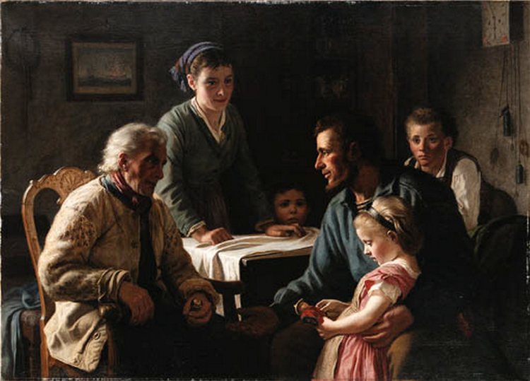 A family gathering, 1898 - Wenzel Tornøe