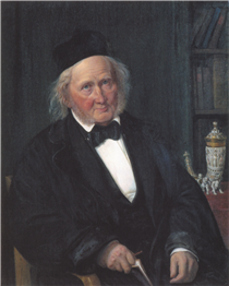 Portrait of B.S. Ingemann - Wilhelm Marstrand
