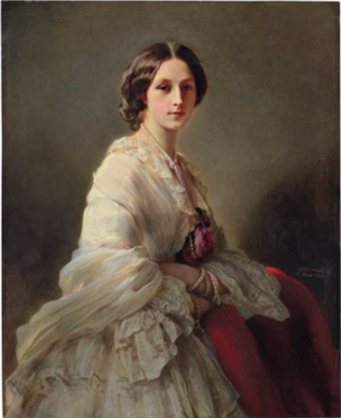 Countess Orlov-Denisov, née Elena Ivanovna Tchertkova, later Countess Peter Andreievitch Shuvalov (1830-1922), 1853 - 弗朗兹·克萨韦尔·温德尔哈尔特