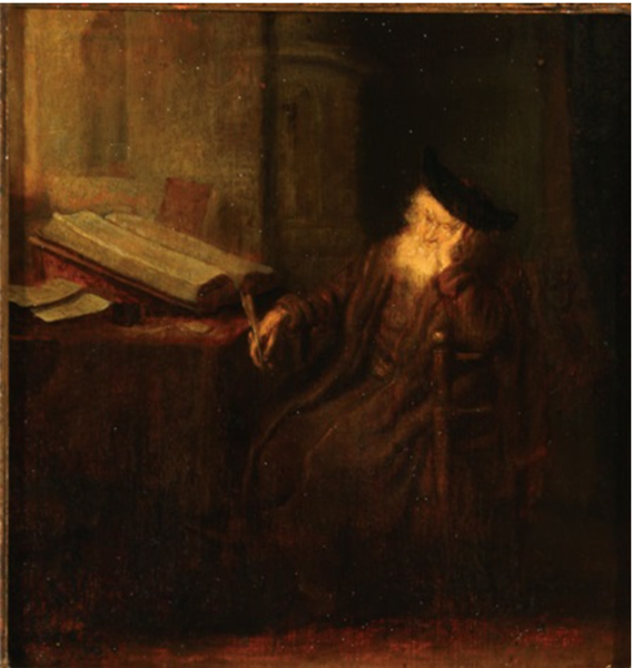A philosopher in his study - Solomon Koninck