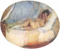 Nude Woman on a Bed - Vincent van Gogh