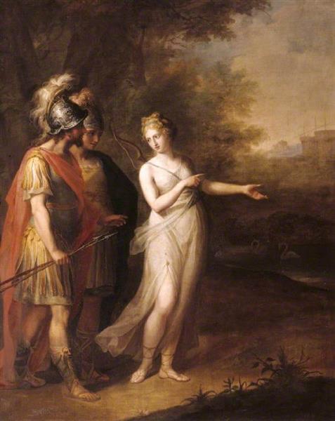 Venus Directing Aeneas and Achates to Carthage, 1768 - 安吉莉卡·考夫曼
