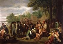 The Treaty of William Penn with the Indians - Бенджамин Уэст