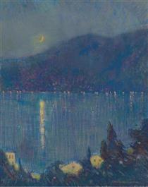 Nocturne, Lake Como - Charles Warren Eaton