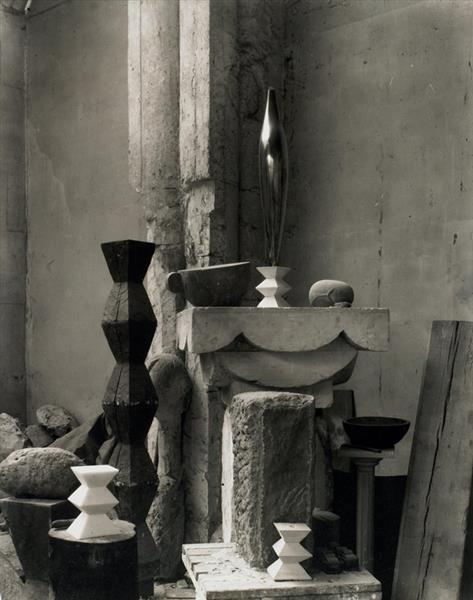 Brancusi's Studio, c.1920 - Edward Jean Steichen