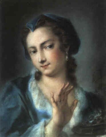 Portrait of a lady (allegory of winter) - Розальба Каррьера
