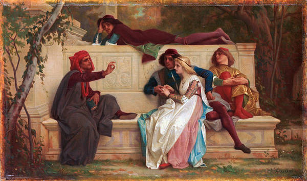 Florentine poet, 1861 - Александр Кабанель