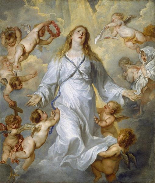 The Virgin as Intercessor - Anton van Dyck