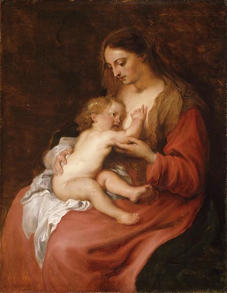 Virgin and Child - Anton van Dyck