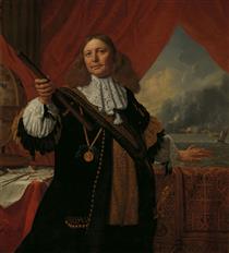 Johan de Liefde (ca. 1619-73), Vice-Admiral - Bartholomeus van der Helst