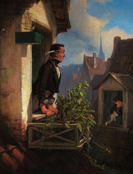 The Garret, 1855 - 卡爾·施皮茨韋格