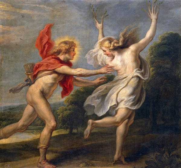 Apollo Chasing Daphne - Cornelis de Vos