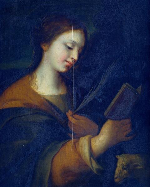 Saint Agnes - Antonio Allegri da Correggio