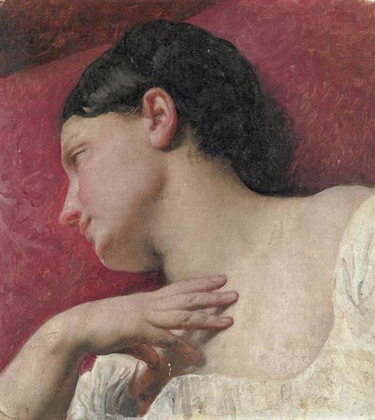 Woman's Head - Francesco Hayez