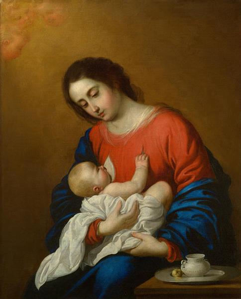 Madonna with Child, 1658 - Francisco de Zurbarán