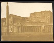 View of Saint Peter's square in Rome - Giacomo Caneva
