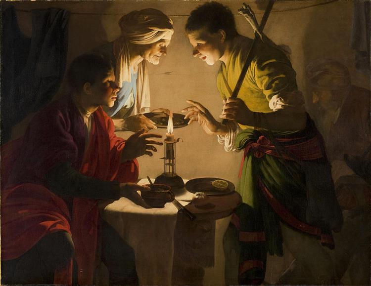 Esau Selling His Birthright, c.1626 - Хендрік Тербрюгген